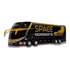 Miniatura Ônibus Space Bus Nordeste - Seu Nome No Itinerário