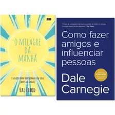 Livros Como Fazer Amigos + Milagre Da Manhã Frete Grátis