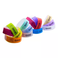 Pulsera Identificacion Papel Seguridad Personalizadas Fiesta