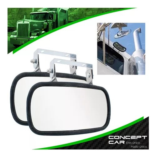 Par Espejo Banquetero Retrovisor Auxiliar Convexo Camion Crf Foto 2