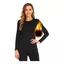 Blusa Térmica Feminina Forrada Flanelada Segunda Pele Frio