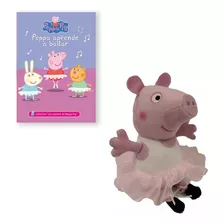Peluche Peppa Pig Bailarina N° 3 + Libro De Cuentos