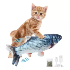 Cat Fish Toy Usb Simulação Carregamento Peixe Gato