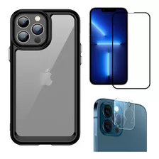 Capa Space Para iPhone XR 11 12 13 14 Pro Max + 2 Películas