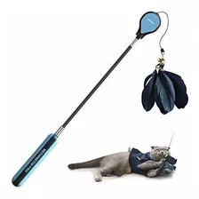 Zeze - Varita De Plumas Para Mascotas, Juguete Para Gatos, J