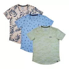 Kit 05 Camisetas Long Line Infantil E Juvenil - Top - Compre