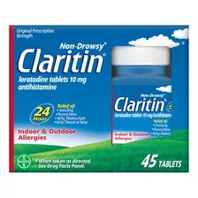 Claritin Alergia 24 Horas 10mg Tablets-45 Ct Cantidad De 1