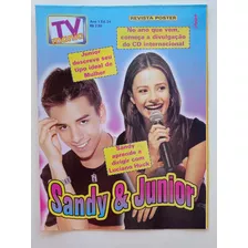 Revista Pôster Tv Mania Nº 24 - Sandy E Júnior - 2002