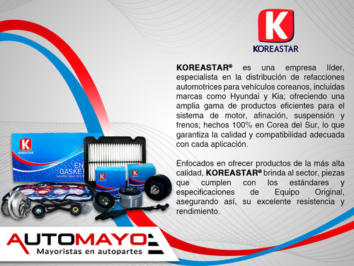 Jgo Completo Juntas Motor Koreastar Grand I10 1.2l L4 18-21 Foto 3