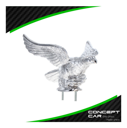 Adorno Emblema Para Cofre Metal Cromo Trailer Camion Figuras Foto 6