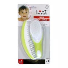 Set Cepillo Suave + Peine Bebé Love Set Cuidados Bebé 8822