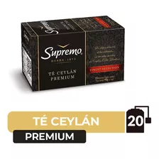 Te Premium Ceylon Supremo 20 Unidades(5 Display)super