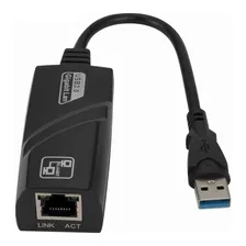 Adaptador Rede Lan Usb 3.0 Ethernet 10/100/1000 Note Pc Mac