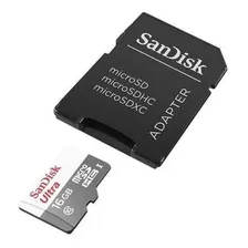 Cartão Memória Sandisk 16gb Micro Sdhc Classe 10 Ultra