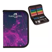 Estojo Escolar Cosmic 18 Itens Faber Castell