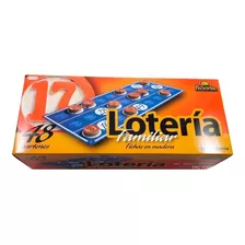 Juego De Mesa Lotería Fichas Madera Bisonte 8740 Canalejas