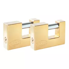 Juego Lock J2ccl De 2 Candados Para Cortina 80 Mm Brilla /vc