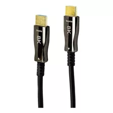 Cabo Hdmi 70 Metros Fibra 2.1 8k Optica Ultra Hd