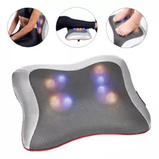 Almofada Shiatsu Massageadora Aquecimento Pescoço Lombar Pés Bivolt