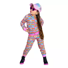 Conjunto De Moletom Infantil Menina Inverno Agasalho 