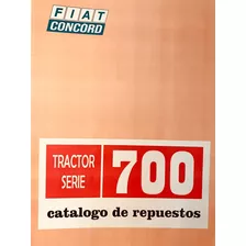 Manual De Repuestos Tractor Fiat 700 Motor Someca