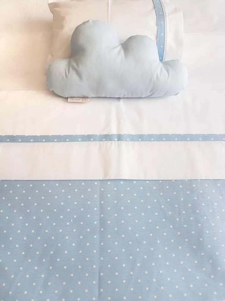 Sábana+cobertor+almohada Colecho 85x50 Colores (bebesit)