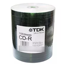 Cd-r Tdk Estampado Pack Por 100 Ud - Distribuidor Oficial