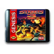 Jogo De Mega Drive, Streets Of Rage 3, Sega