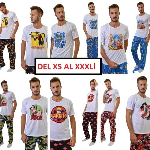 Pijamas Adultos Manga Corta Modelos Y Talles Del 1 Al 5 