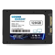 Hd Ssd 128gb Golden Memory Sata 3 6gbps 2,5 Cor Preto