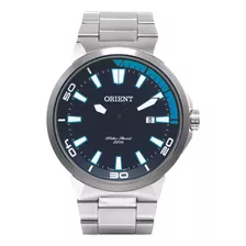 Relógio Orient Masculino Preto Azul Mbss1196a Pasx