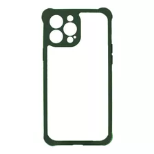 Carcasa Para iPhone 13 Pro Transparente Reforza Borde Color 