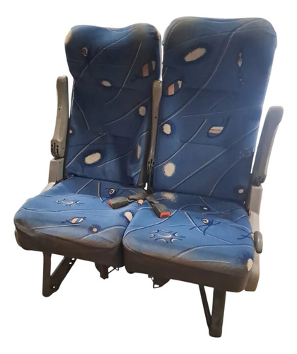 Banco Onibus Marcopolo Volare 2014 Vl166 Azul-marinho E Cinza