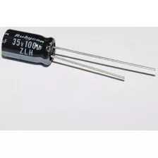 Capacitor Eletrolítico 100uf 35v Emb. C/ 60 Pçs.