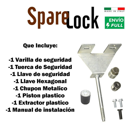 Gorila - Sparelocks Seguridad Frontier Xe Ft116  Todas Las V Foto 2