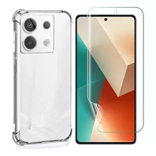 Capa Capinha Para Redmi Note 13 4g + Pelicula Hydrogel Hd