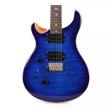Prs Se Custom 24 - Guitarra Eléctrica Zurda, Color Azul De.