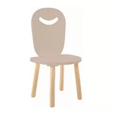 Duduk Silla Moderna Infantil De Madera (rosa)