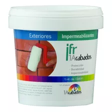 Impermeabilizante Para Ladrillo Y Fachada Rustica Ifr 1/4 Gl