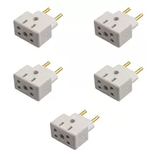 Adaptador Elétrico Tomada Bob Esponja 05 Pçs Quadrado 