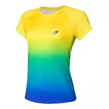 Camiseta Feminina Manga Curta Brasil Mormaii P/ Esportes