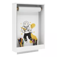 Lousa Painel De Criação Desenho Com Rolo De Papel Branco 