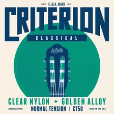 Cuerdas La Bella Criterion Mod. C750 Guitarra Clásica Nylon