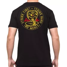 Camiseta Cobra Kai 100% Algodão Camisa Masculina Karatê Kid 