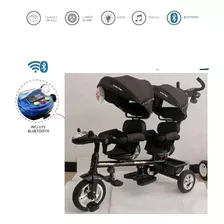 Triciclo De Estructura Metalica Con Luz Para Niños Babykits 