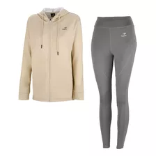 Conjunto Entrenamiento Topper I Mujer En Beige | Stock Cente