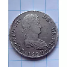 1 Real 1823 Fernando Vii Dei Gratia Moneda