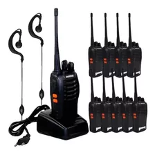 Kit 10 Radios Comunicador Baofeng 777s Profissional Ht Uhf