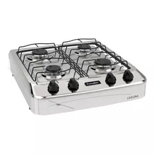 Fogão Cooktop De Mesa Portátil A Gás Laguna 4 Bocas Esmaltec 4027 Manual Branco