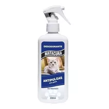 Desodorante Anti Pulgas Para Gatos Matacura 200ml